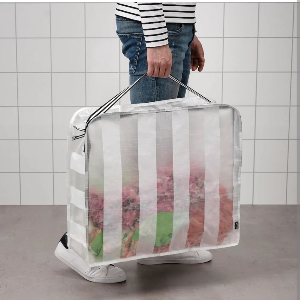 Two IKEA Zip Storage Case